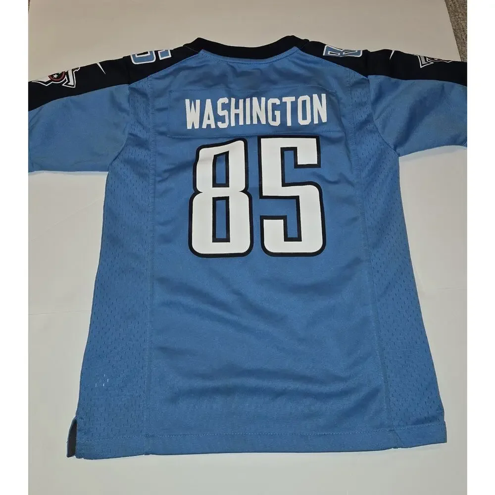Nike Tennessee Titans NFL Jersey #85 Washington YOUTH Size Medium M (10-12)